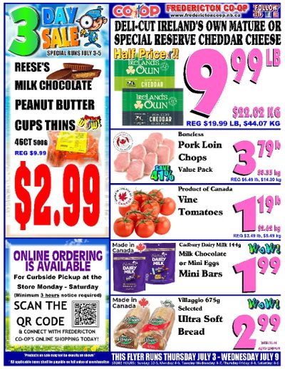 Fredericton Co-op Flyer July  3 to 9