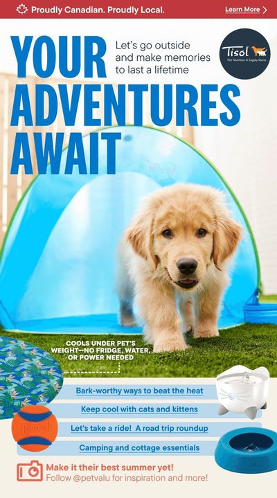 Tisol Pet Nutrition & Supply Stores Flyer July 1 to 31