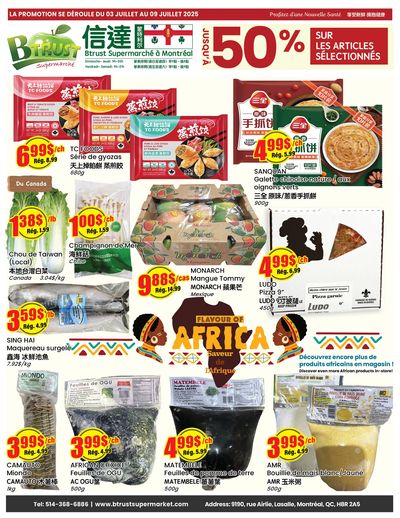Btrust Supermarket (Montreal) Flyer July 3 to 9