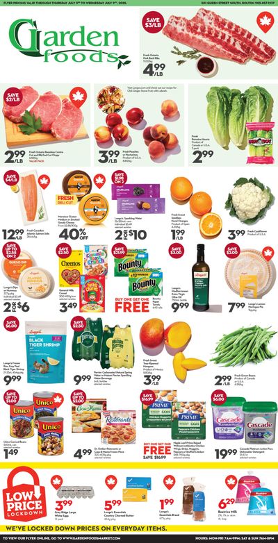Garden Foods Flyer July 3 to 9