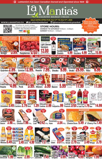 LaMantia's Flyer July 3 to 9