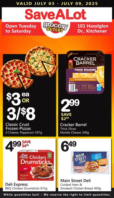 SaveALot Grocery Outlet Flyer July 3 to 9