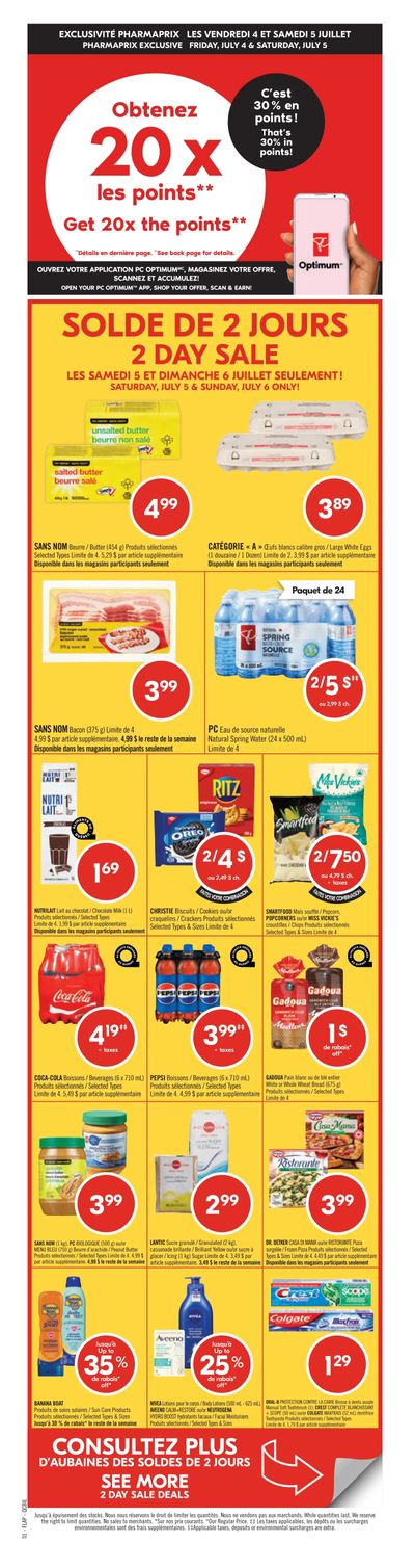 Pharmaprix Flyer July 4 to 10