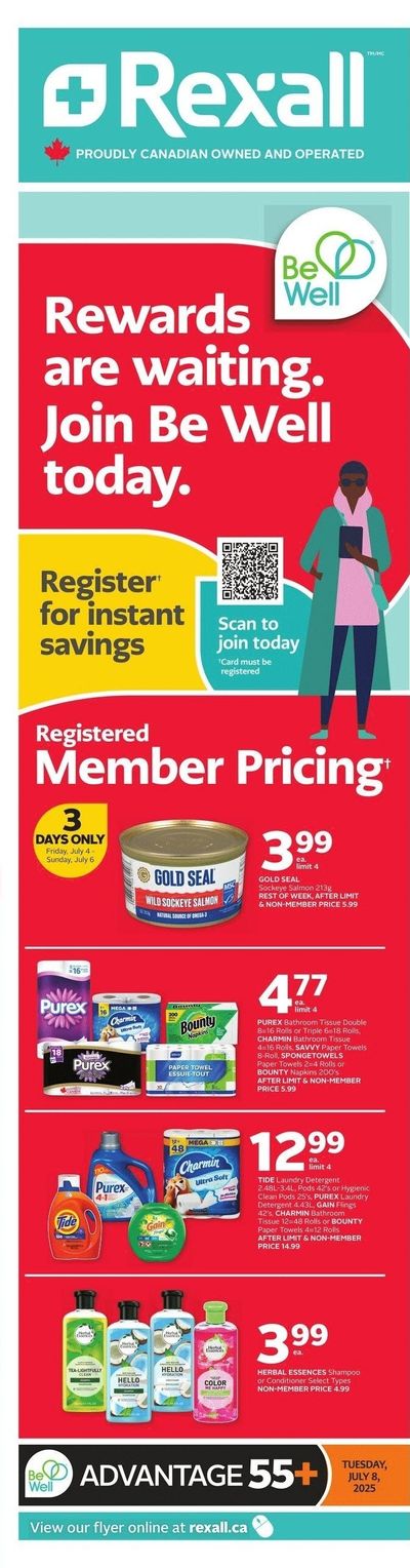 Rexall (AB, SK) Flyer July 4 to 10