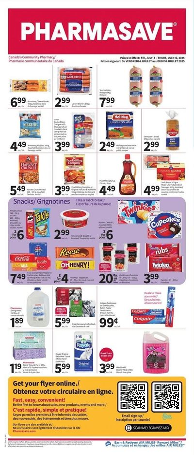Pharmasave (NB) Flyer July 4 to 10