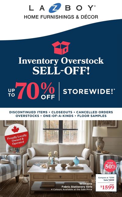 La-Z-Boy (Greater Vancouver) Flyer July 3 to 13