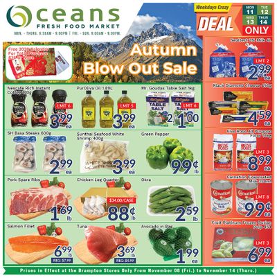 Oceans Fresh Food Market (Brampton) Flyer November 8 to 14 Oceans Fresh Food Market (Brampton) Flyer November 8 to 14