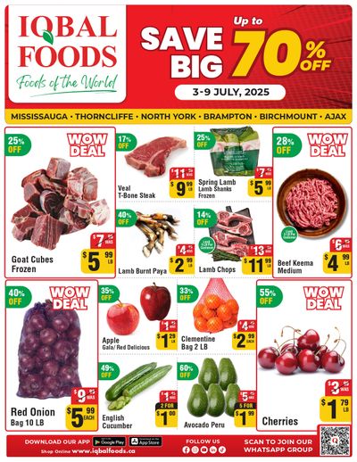 Iqbal Foods Flyer July 3 to 9