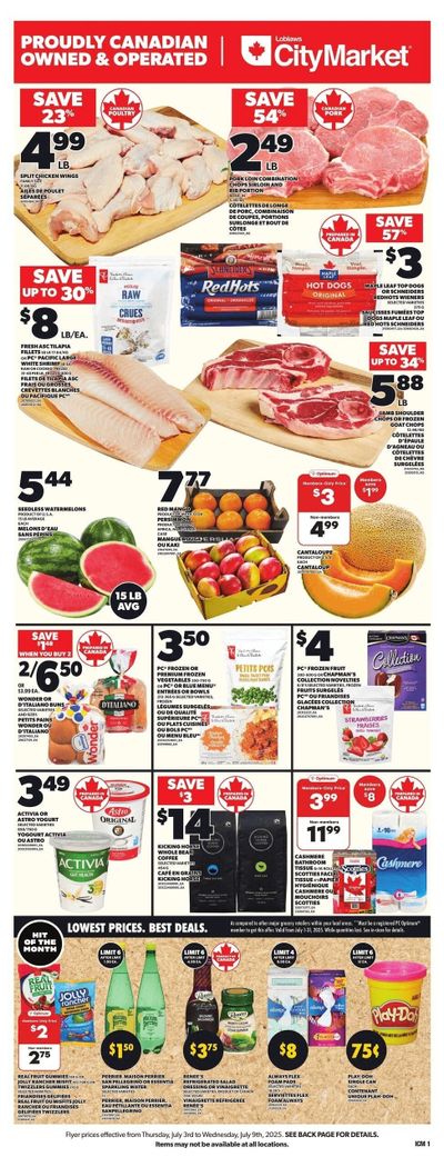 Loblaws City Market (ON) Flyer July 3 to 9