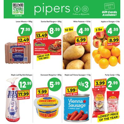 Pipers Superstore Flyer July 3 to 9