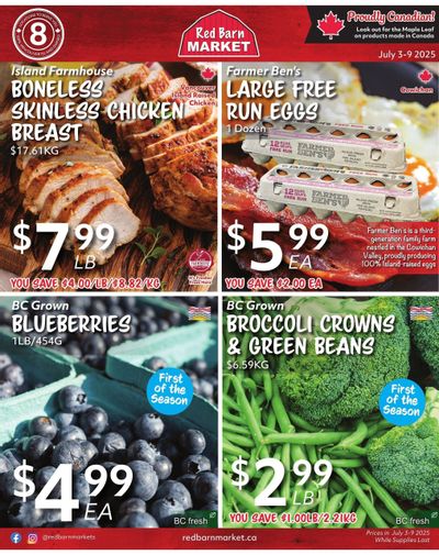 Red Barn Market Flyer July 3 to 9