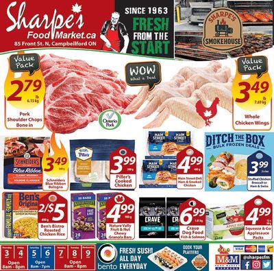 Sharpe's Food Market Flyer July 3 to 9