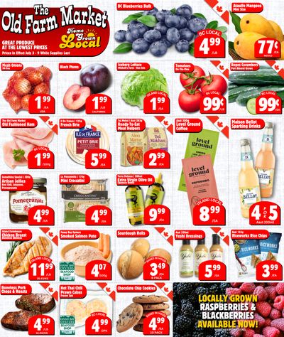 The Old Farm Market (Courtenay) Flyer July 3 to 9
