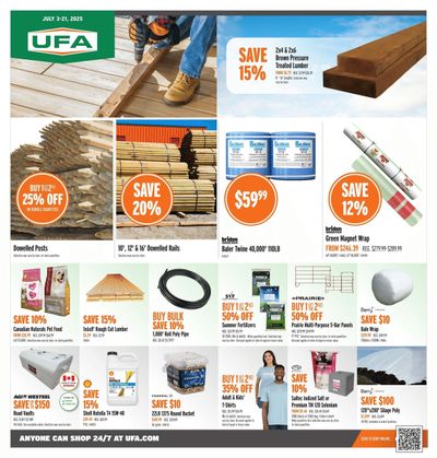 UFA Co-operative Limited Flyer July 3 to 21