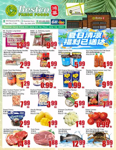 BestCo Food Mart (Ajax) Flyer July 4 to 10