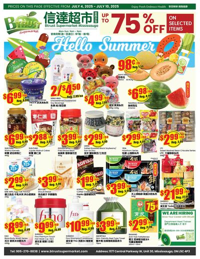 Btrust Supermarket (Mississauga) Flyer July 4 to 10