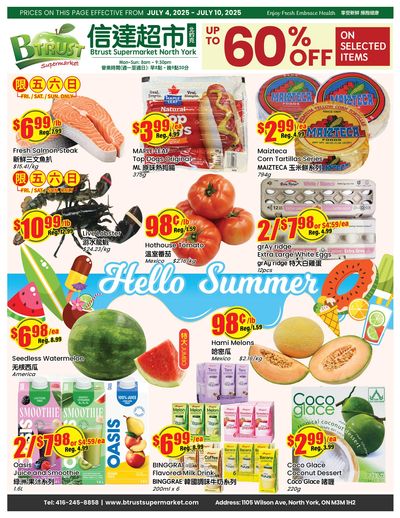 Btrust Supermarket (North York) Flyer July 4 to 10