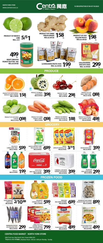 Centra Foods (North York) Flyer July 4 to 10
