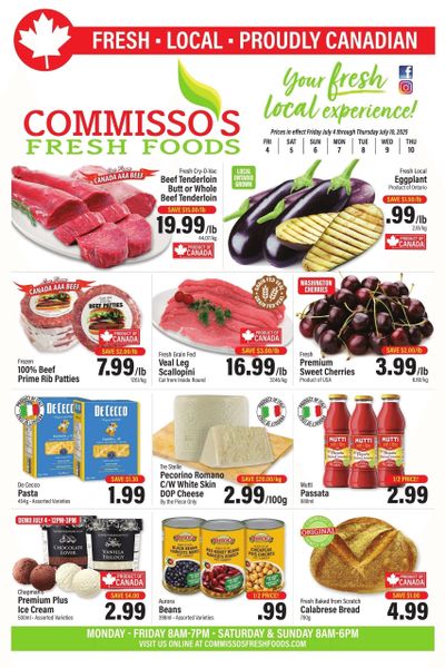 Commisso's Fresh Foods Flyer July 4 to 10