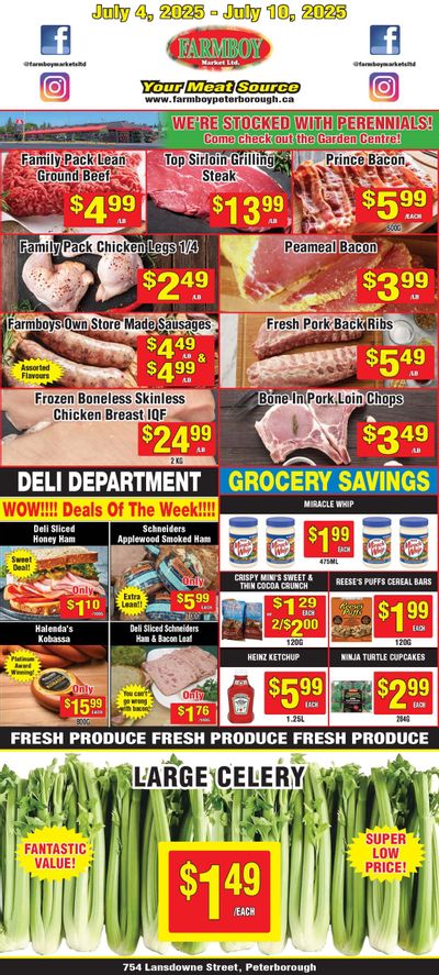 Farmboy Peterborough Flyer July 4 to 10 Farmboy Peterborough Flyer July 4 to 10