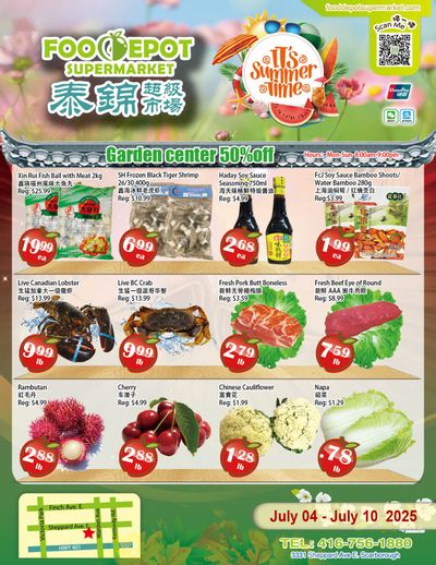 Food Depot Supermarket Flyer July 4 to 10 Food Depot Supermarket Flyer July 4 to 10
