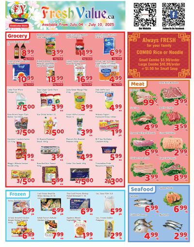 Fresh Value (Etobicoke) Flyer July 4 to 10