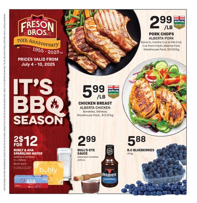 Freson Bros. Flyer July 4 to 10