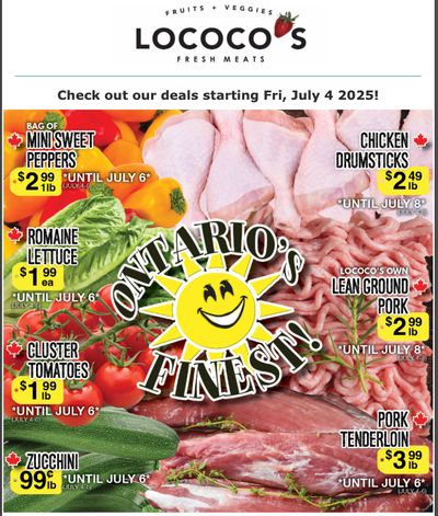 Lococo's Flyer July 4 to 10 Lococo's Flyer July 4 to 10