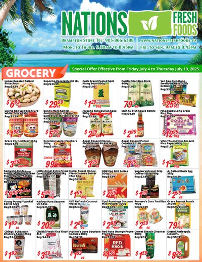 Nations Fresh Foods (Brampton) Flyer July 4 to 10