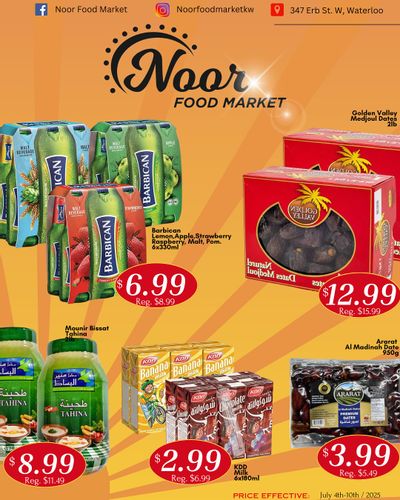 Noor Food Market Flyer July 4 to 10 Noor Food Market Flyer July 4 to 10