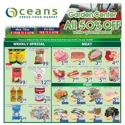 Oceans Fresh Food Market (Brampton) Flyer July 4 to 10