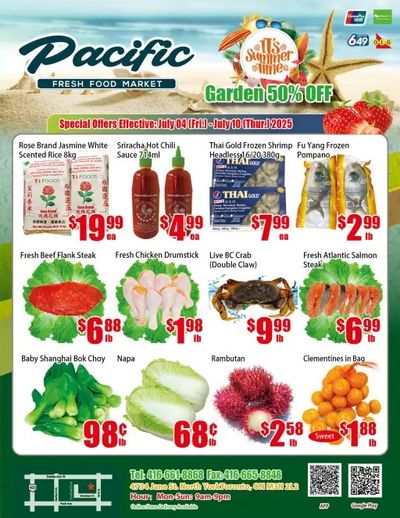 Pacific Fresh Food Market (North York) Flyer July 4 to 10