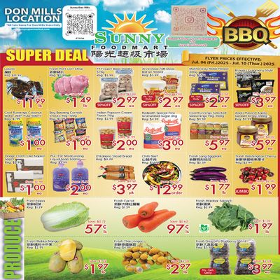 Sunny Foodmart (Don Mills) Flyer July 4 to 10