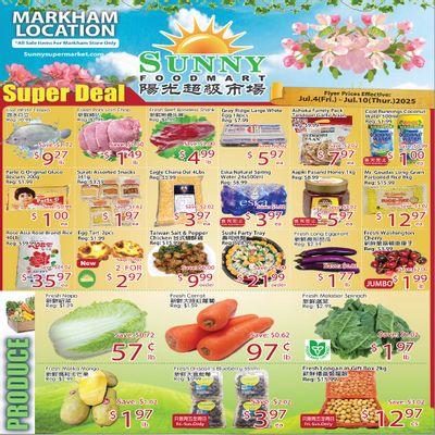 Sunny Foodmart (Markham) Flyer July 4 to 10