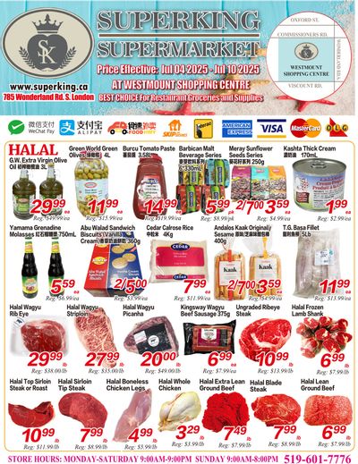 Superking Supermarket (London) Flyer July 4 to 10 Superking Supermarket (London) Flyer July 4 to 10