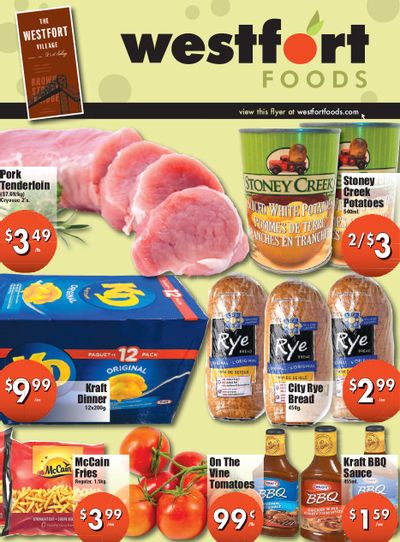 Westfort Foods Flyer July 4 to 10 Westfort Foods Flyer July 4 to 10