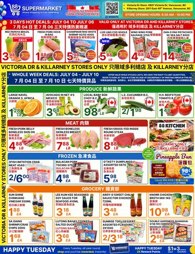 88 Supermarket Flyer July 4 to 10 88 Supermarket Flyer July 4 to 10