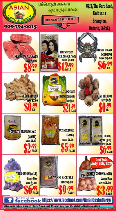 Asian Cash & Carry Flyer July 4 to 10