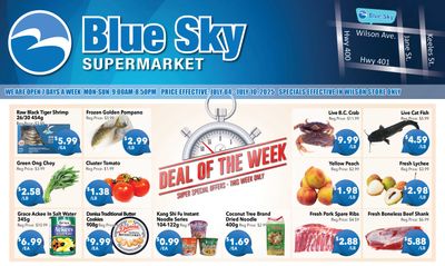 Blue Sky Supermarket (North York) Flyer July 4 to 10 Blue Sky Supermarket (North York) Flyer July 4 to 10