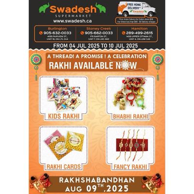 Swadesh Supermarket Flyer July 4 to 10 Swadesh Supermarket Flyer July 4 to 10