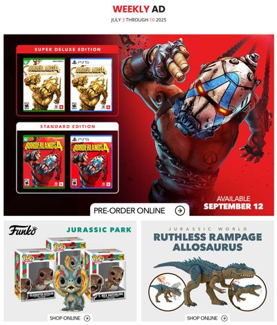 GameStop Flyer July 3 to 10
