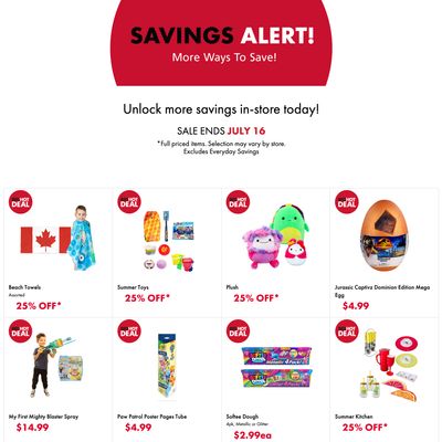 The Bargain Shop & Red Apple Stores Flyer July 4 to 16