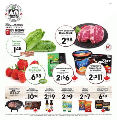 AG Foods Flyer June 29 to July 5 AG Foods Flyer June 29 to July 5