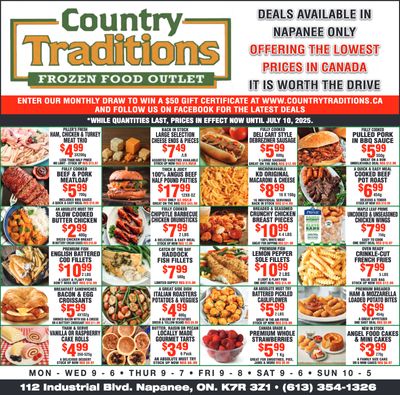 Country Traditions Flyer July 4 to 10 Country Traditions Flyer July 4 to 10