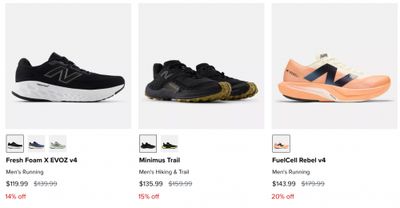 New Balance Canada: Sale Styles up to 20% off
