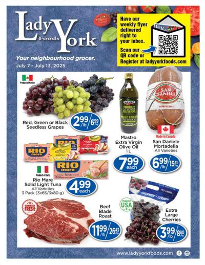 Lady York Foods Flyer July 7 to 13