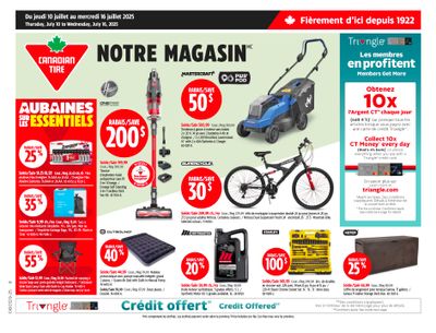Canadian Tire (QC) Flyer July 10 to 16