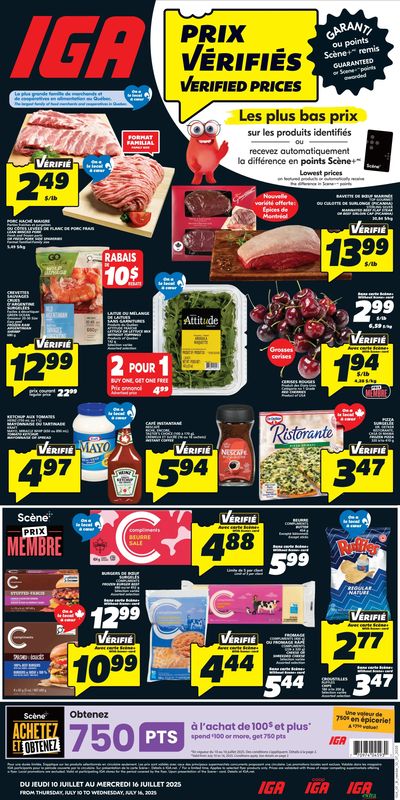 IGA (QC) Flyer July 10 to 16 IGA (QC) Flyer July 10 to 16