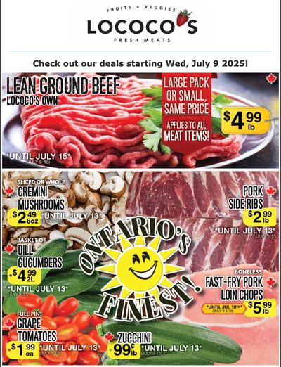 Lococo's Flyer July 9 to 15 Lococo's Flyer July 9 to 15