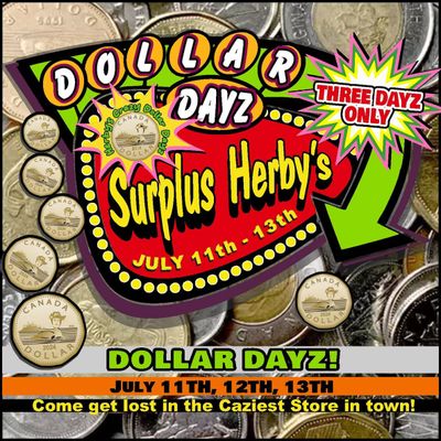 Surplus Herby’s Flyer July 11 to 13